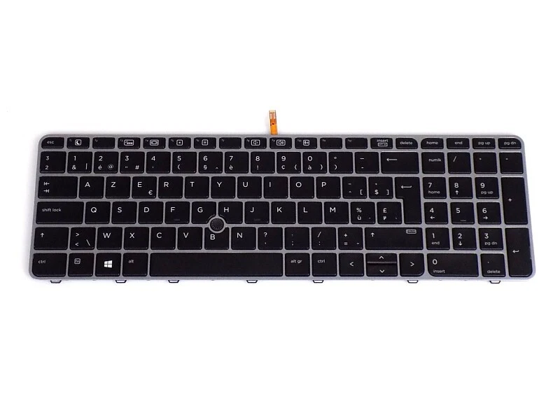 HP 836623-A41 Ersatzteil: AZERTY Tastatur BELGIAN Keyboard für 