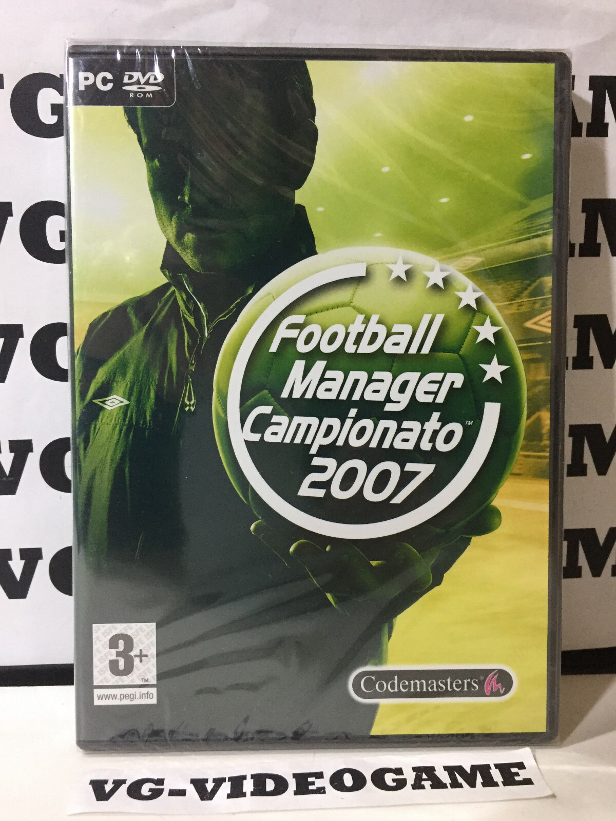50 PEZZI ,FOOTBALL MANAGER CAMPIONATO 2007, PC/ DVD ROM ITA NUOVO