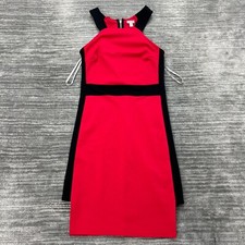 Guess Dress Size S Womens Stretch Cocktail Party Club Red