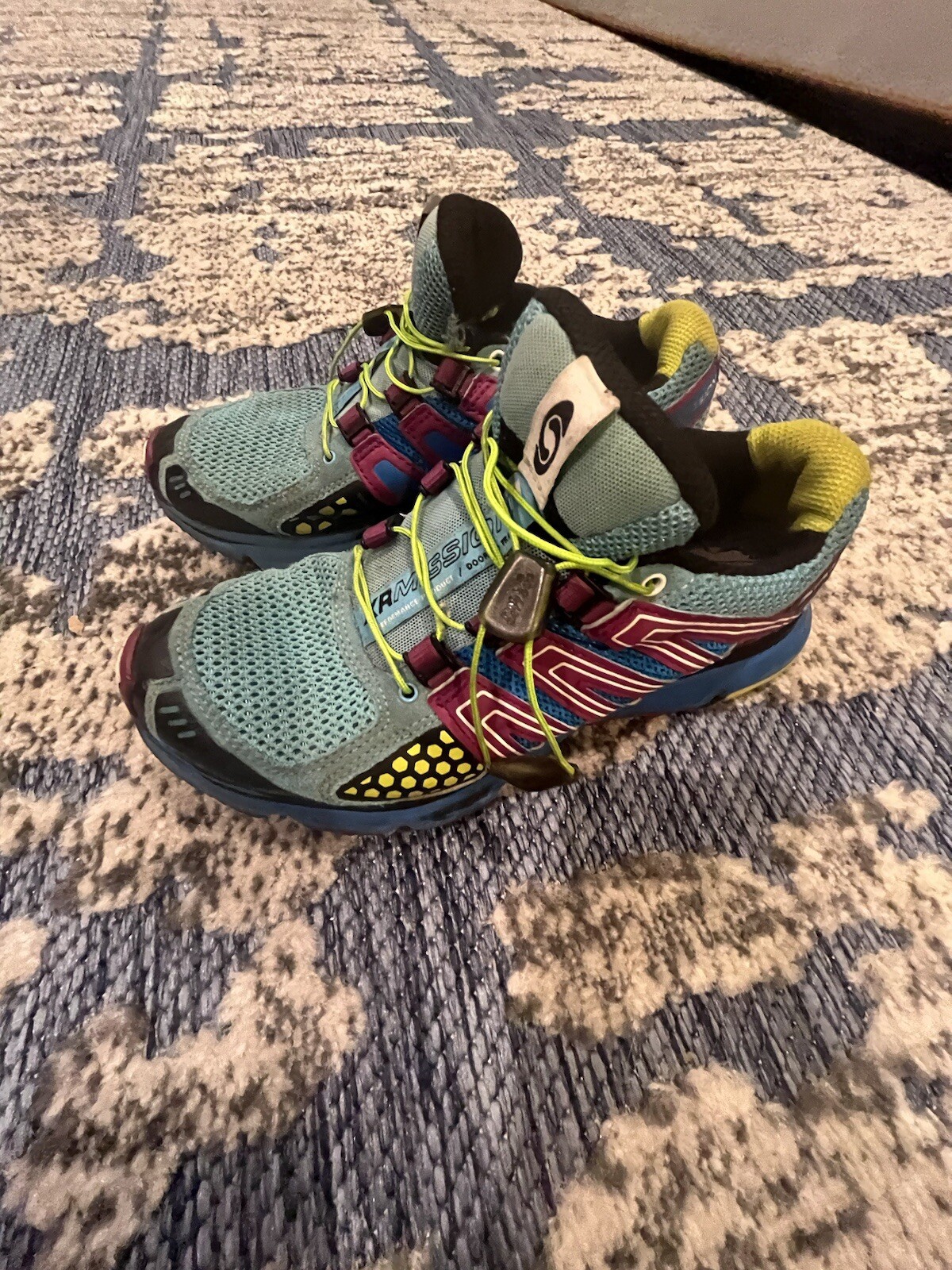 Salomon Scarpa Donna XR Mission 3 Athletic Trail Running (171383) Blu Taglia 6 M