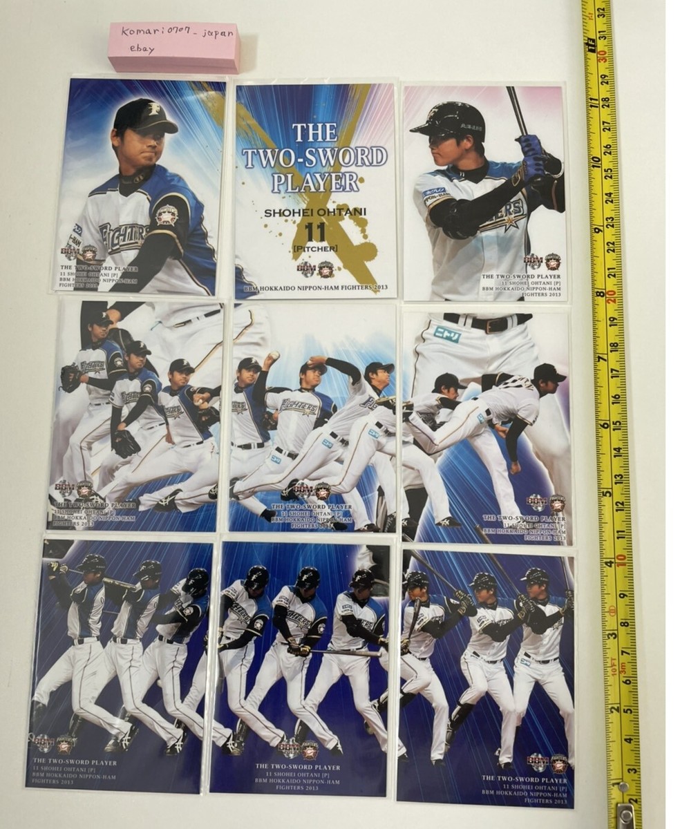 Shohei Ohtani BBM 2013 rookie F90 to F98 9 puzzle card set nippon