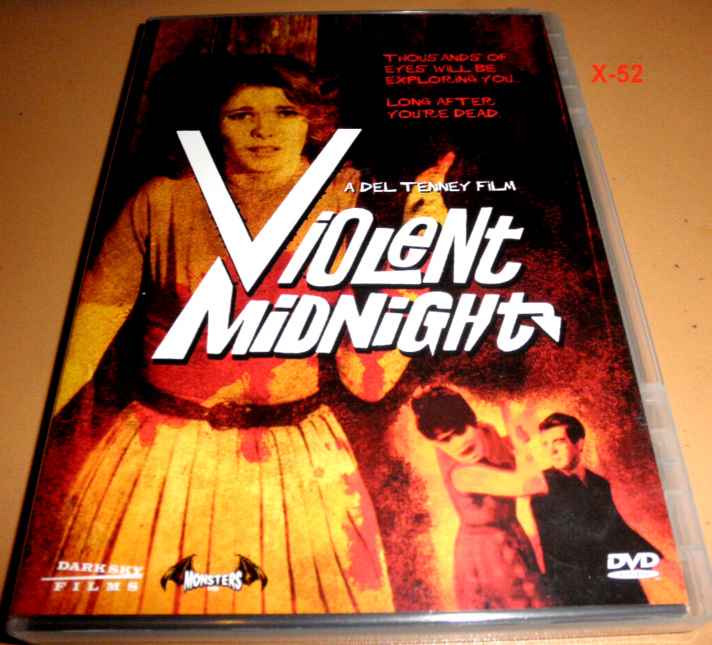 Violent Midnight DVD Del Tenney Lee Philips Sheppard Strudwick