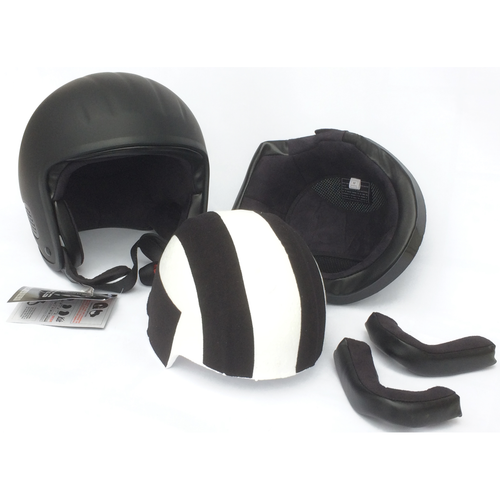 Casco de jethelm Bores Gensler Kult 3 negro mate ECE 22-05 - Imagen 4 de 45
