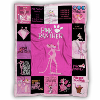 The Pink Panther Blanket, The Pink Panther Movies Fleece, Sherpa Blanket 