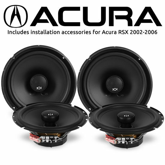 Acura RSX 2002-2006 Factory Speaker Replacement NVX (2) NSP65 Kit