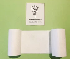 Cuckoo Clock Recovery Paper Bellow Roll 3”X 36”w/ Instruction -100% GUARANTED.