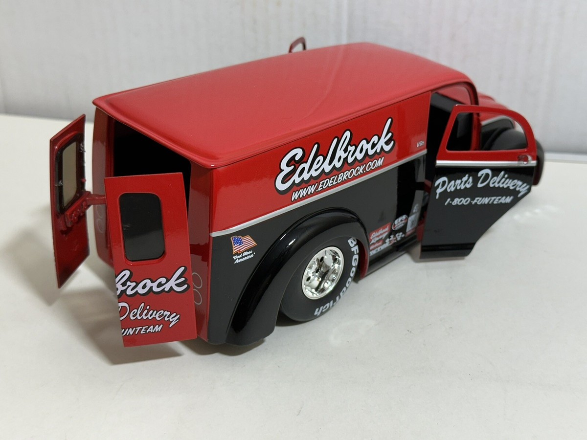 JADA DUB DIV CRUISER EDELBROCK RED / BLACK 1:24 DIECAST MODEL CAR
