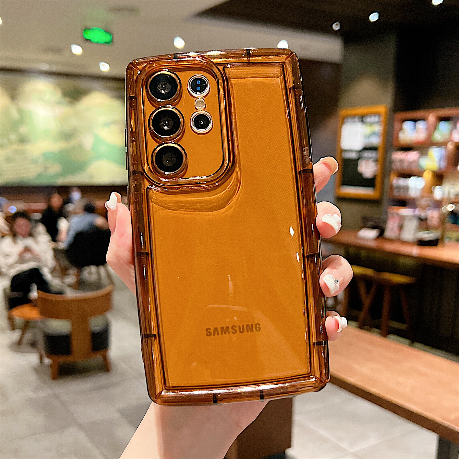 For Samsung Galaxy S24 Ultra S23 S22 S21 Slim Clear Shockproof TPU Case