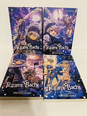 TEGAMI BACHI Letter Bee Shonen Jump Manga Lot Vol 1-4 Hiroyuki Asada Books