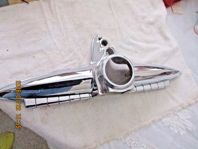 NOS 1949 DODGE 2 DOOR STOP & TAIL LAMP CHROME TRUNK LOCK ASSEMBLY-PT 1257256