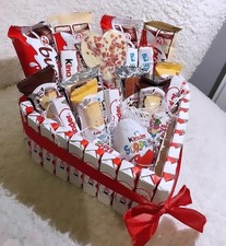 Kinder Chocolate Gift Basket Valentines – Kinder Surprise, Bueno - Handmade