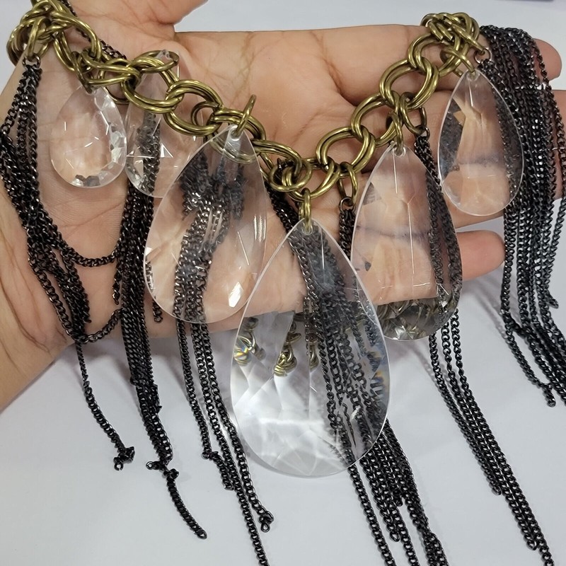 QVC Joan Rivers Socialite Swag 16" Necklace w/3" Extender