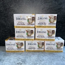 14 Bars Jergens Mild Soap Enriching Shea Butter 7 Box Of 2 Bars 3oz ea. New
