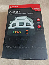 Cobra RAD 350 Radar Laser Detector Long Range IVT Filter 360 Degree Detection