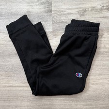 Champion Joggers Black Kids Youth Size XS 5 6 Sweatpants Athletic