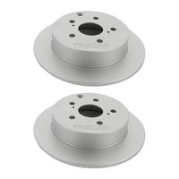 2 Bremsscheiben Voll Ø 290 Mm Triscan Bremsen-Expertise FüR Toyota Corolla