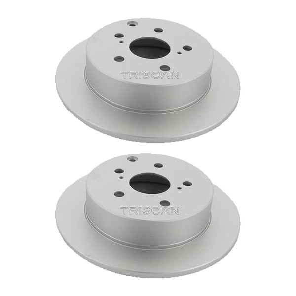 2 Bremsscheiben Voll Ø 290 Mm Triscan Bremsen-Expertise FüR Toyota Corolla-image