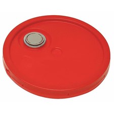 Lid, Red, Spout W/Tear Tab, 1-3/16 In. H, Rop2100cvrf-Tt-R