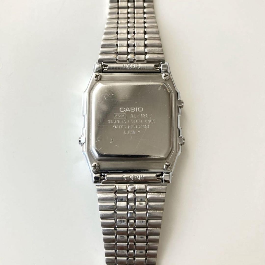 CASIO AL-180 80s “Old CASIO”チープカシオ ソーラー CASIO AL-180 Old Casio 80s Solar Digital Watch Vintage Retro