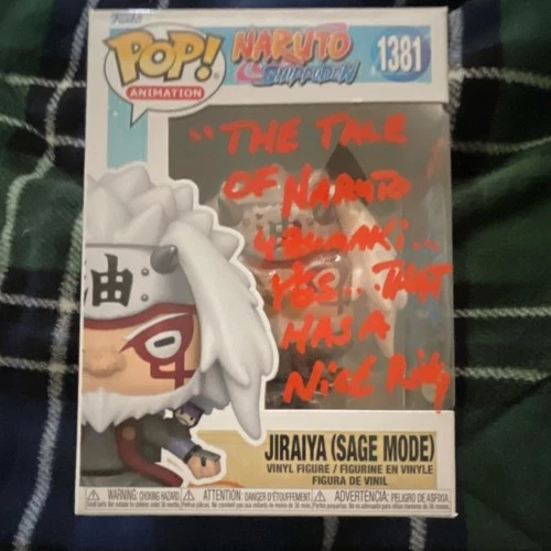 Funko Pop! Animation Jiraiya (Sage Mode) 1381 Autographed PSA Certified