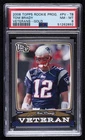 2008 Topps Rookie Progression Veterans Gold 144/199 Tom Brady #PV-TB PSA 8 03rx