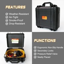 12V 75W Fuel Transfer Pump Kit, 110GPH Gas Transfer Pump with High Elastic Fuel