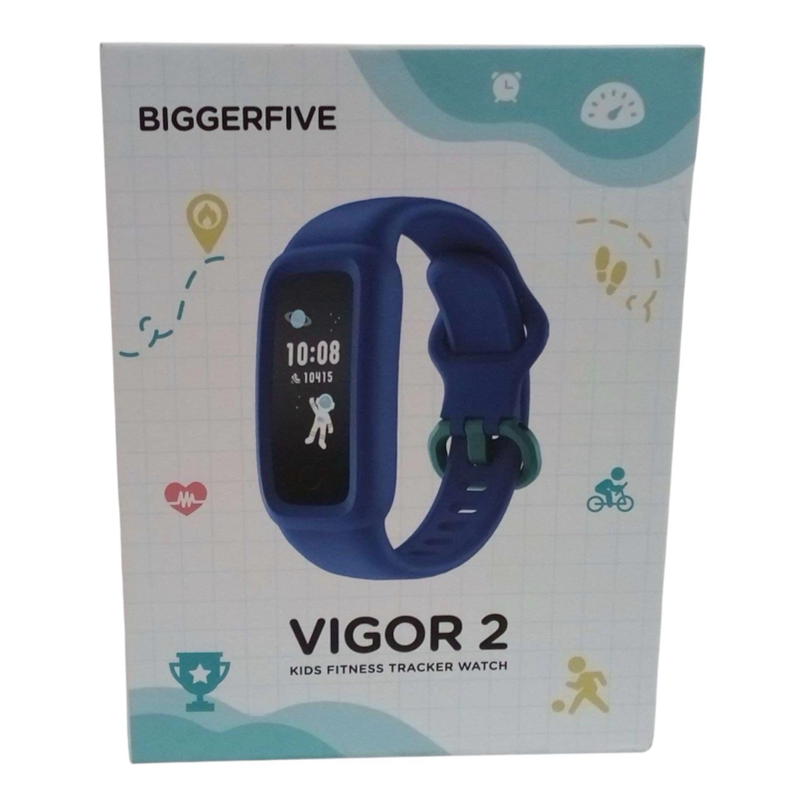 Biggerfive Vigor 2 Kids Fitness Tracker Watch – Black