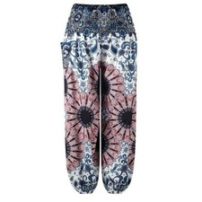 Bohemian Floral Print Women's Pants