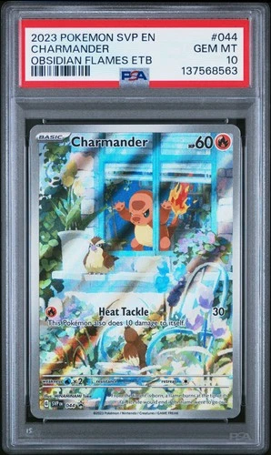2023 POKEMON SVP EN-SV BLACK STAR PROMO #044 CHARMANDER PSA 10