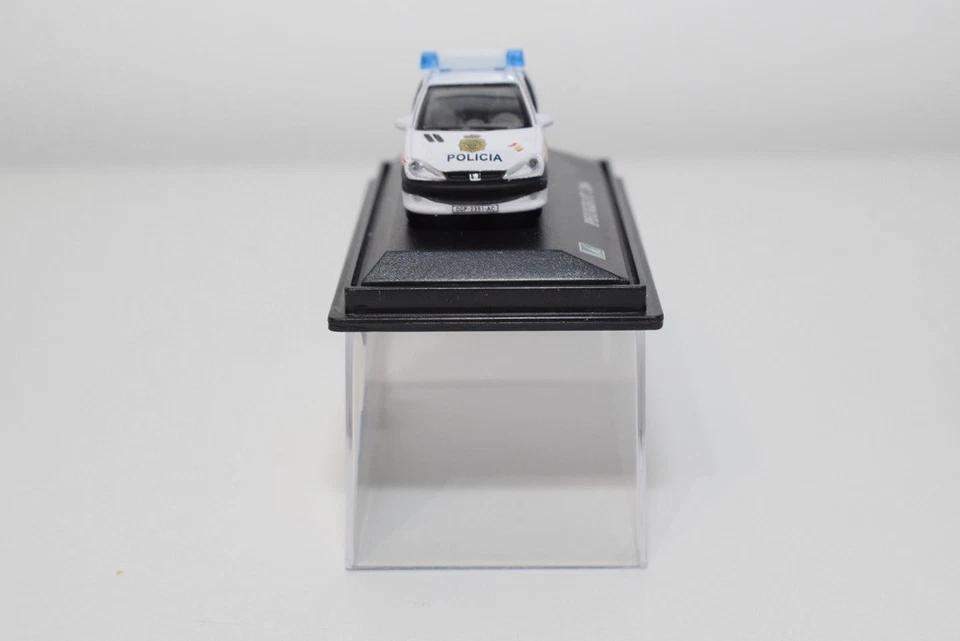 B86 1:72 CARARAMA HONGWELL PEUGEOT 206 POLIZIA SPAGNA NUOVO CON SCATOLA - Immagine 4 di 4
