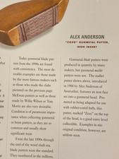ANDERSON, ALEX, ZOZO Putter, Brass Head Hickory Golf Club...40 OFF BOOK VALUE