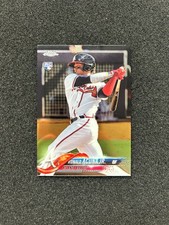2018 Topps Chrome Ronald Acuna Jr. #193 Rookie Card Atlanta Braves. rookie card picture