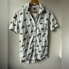 FARM RIO Embroidered Coconut Romper Jumpsuit Shorts Cross Stitch Linen Travel XS