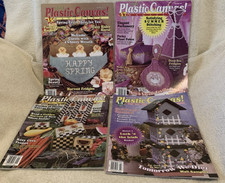 4 Pc Plastic Canvas Magazines 43,45,46,49 Lot 30 - GUC