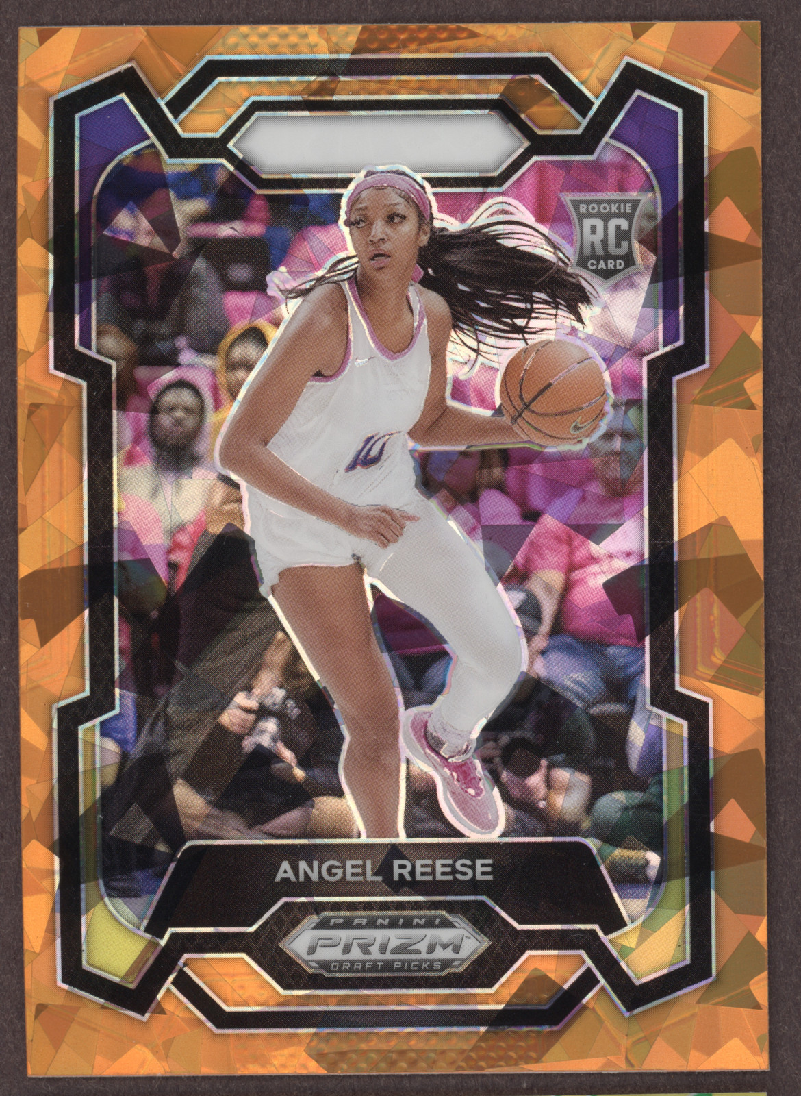 2024 Panini Prizm Draft Picks Collegiate Angel Reese Orange Ice Prizm #38