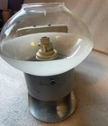 Pair NOS Humphrey Opalite Model 9 LP Propane Indoor Gas Lights Silver Gray w/Box — photo 3