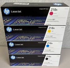 HP Genuine 218A CMYK Toner Set W2180A W2181A W2182A W2183A OEM Original 3201