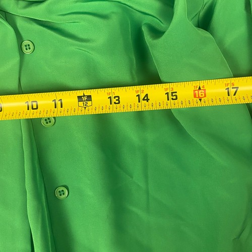 Blusa Breckenridge Dillard’s Verde Botón Frontal Mujer Talla 10 De Colección Nueva Con Etiquetas - Imagen 7 de 11