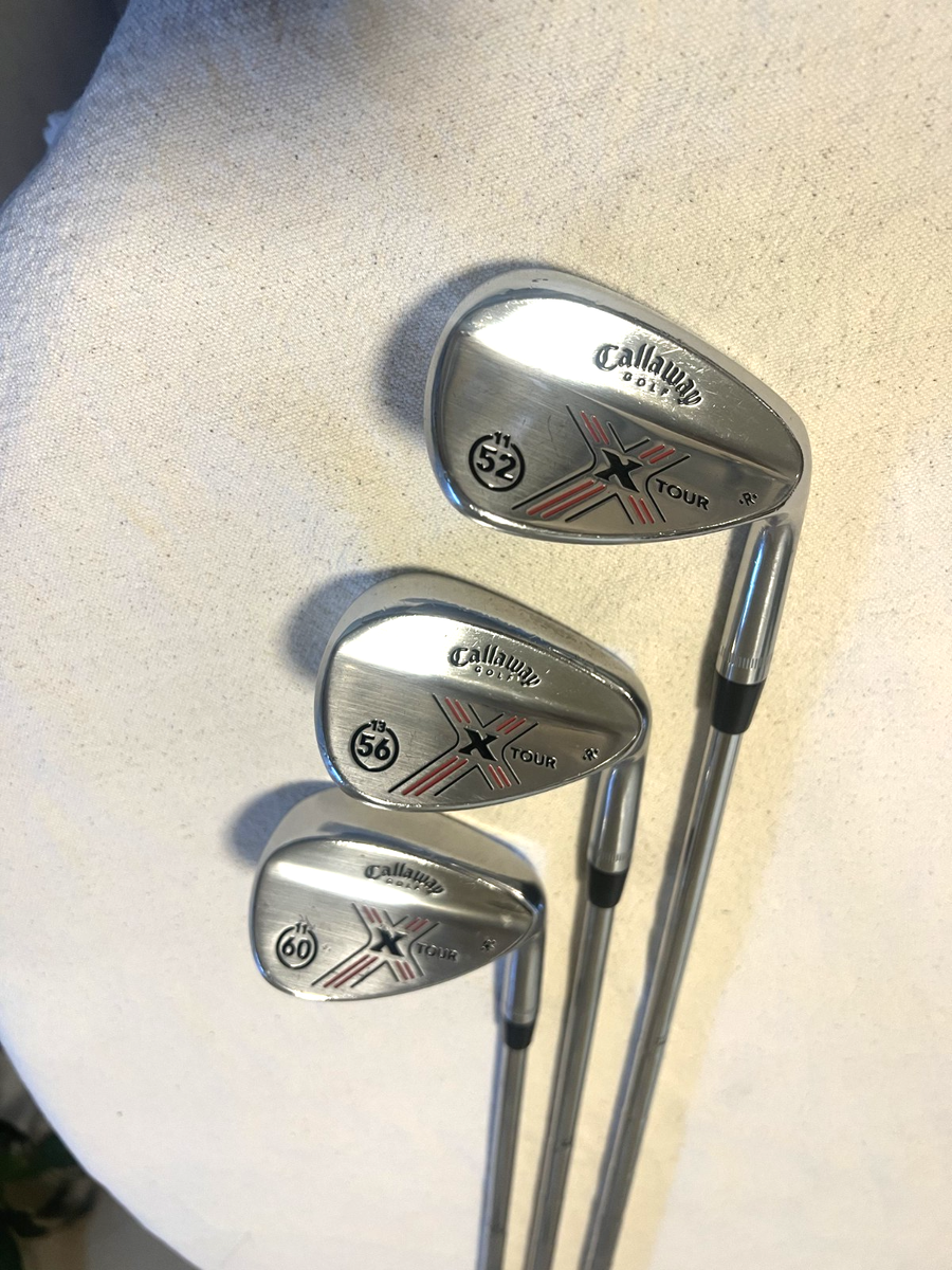 Callaway X Tour Forged Chrome Wedge Set 52* 56* 60* X Tour Steel