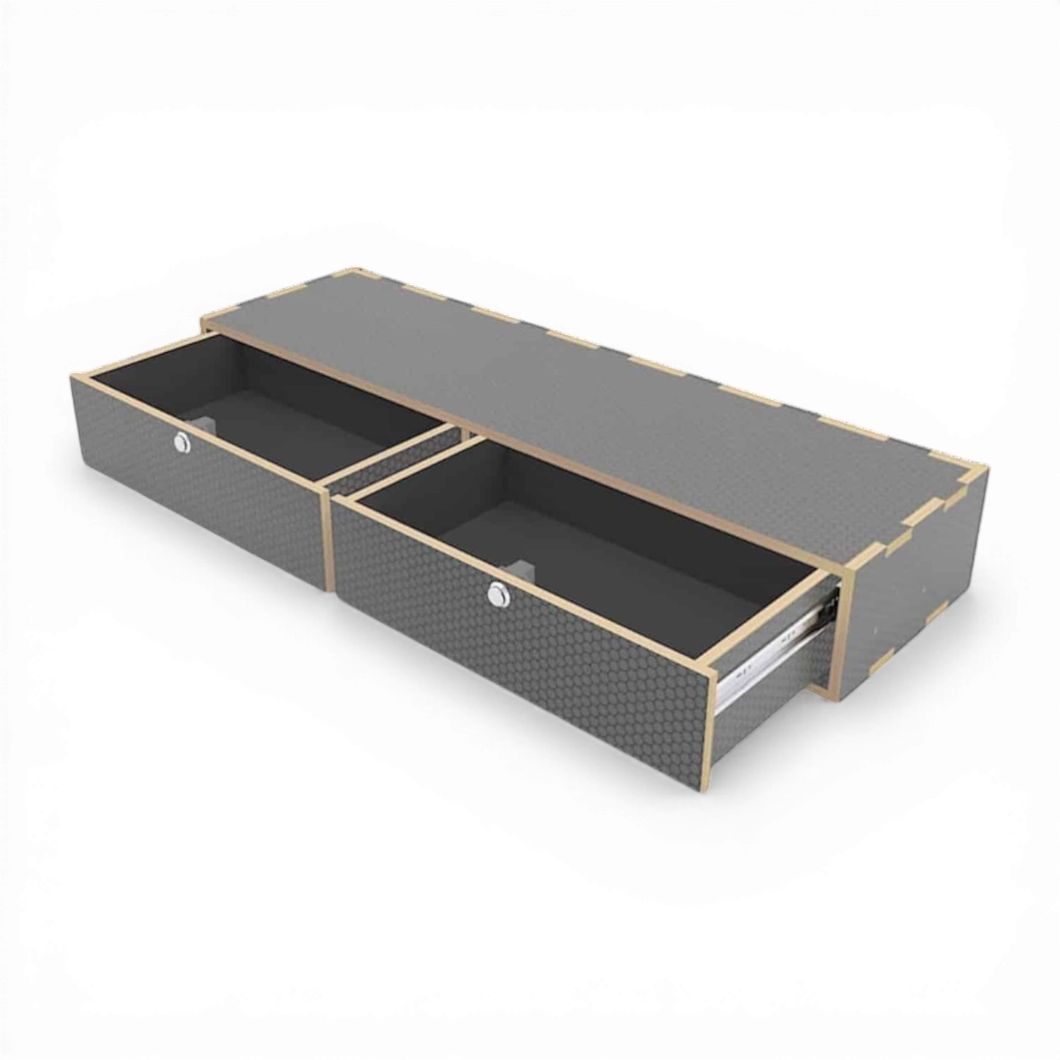 Van Racking Additional Drawer Module (1000mm) - Black