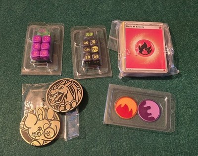 Pokemon TCG Starter Kit Münze Großer Schadenszähler Giftbrand