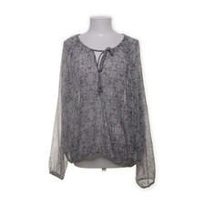 KappAhl, Bluse, Größe: L, Grau/Mehrfarbig, Polyester, Damen #Pld