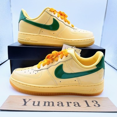Nike Air Force 1 Low Patent Leather Topaz Gold IO4489-700 Men's