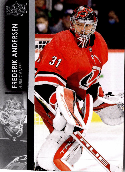 5 CARD LOT - 2021-22 Upper Deck Extended Series - Frederik Andersen #533