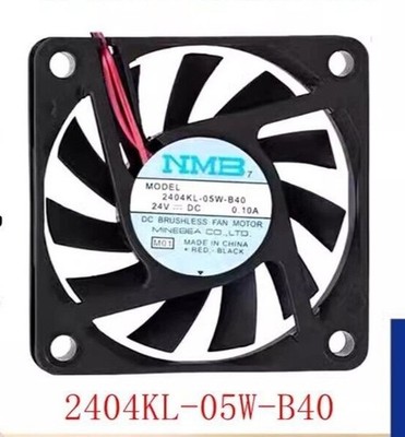   2404KL-05W-B40 6010 DC24V 0.10A 6CM 2-Wire Inverter Cooling Fan #lk