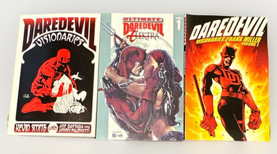 VTG Marvel Daredevil Graphic Novel Lot: Frank Miller Vol 1, Kevin Smith, Elektra
