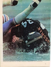 Randy Grossman Pittsburgh Steelers AFC Championship Vintage 1975 Magazine Photo