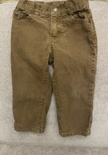 JANIE AND JACK TODDLER BOY  S BROWN CORDUROYS PANTS - SIZE 18-24 MOS. EX COND