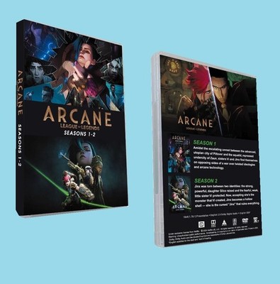 #ad #ad Arcane League of Legends Seasons 1 2 DVD Set 6 Disc New amp; Sealed $21.98