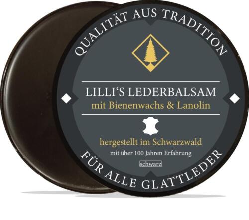 Lillis Lederbalsam schwarz 200 ml Bienenwachs und Wollfett Glatt und Kunstleder - Bild 1 von 4
